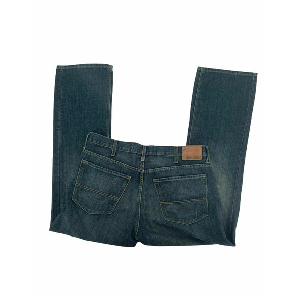 Levis Denizen Jeans Men Sz 38X32 Straight Leg Dark Wash Relaxed Fit Blue Denim - Picture 5 of 9